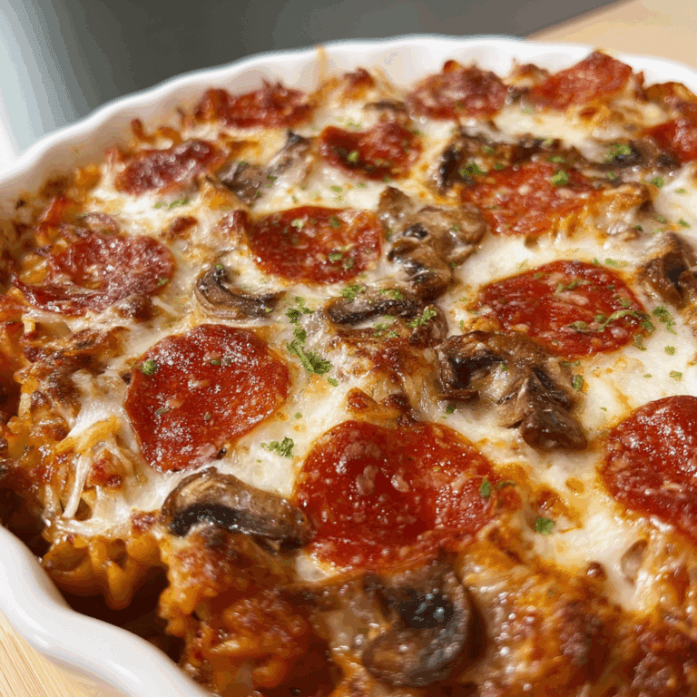 Deluxe Pizza Casserole