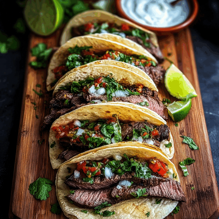 Flank Steak Tacos