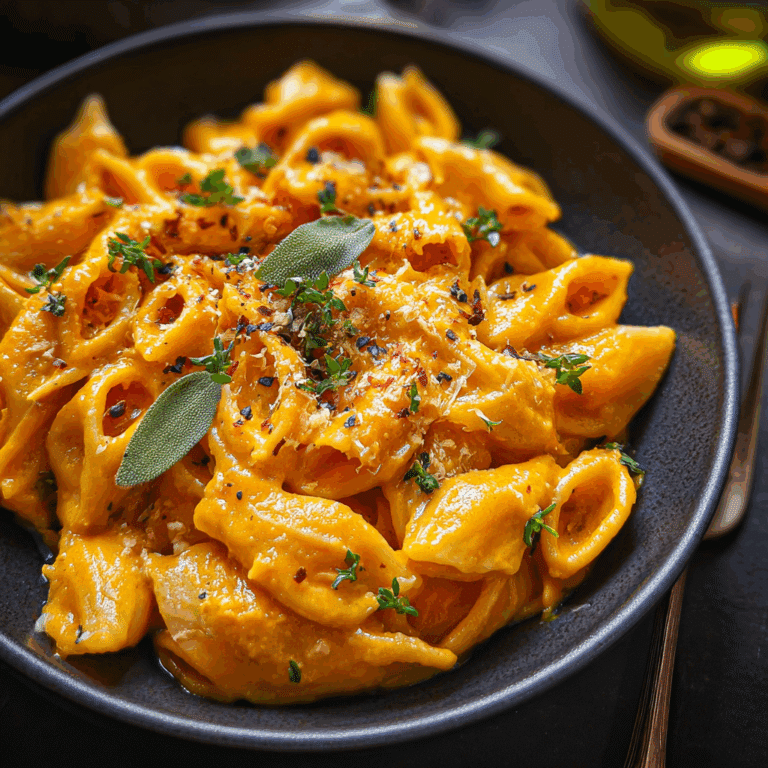 Homemade Pumpkin Pasta