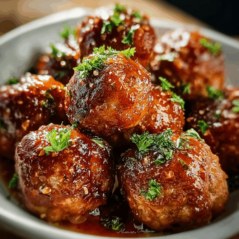 Meatballs in Honey Buffalo Sauce