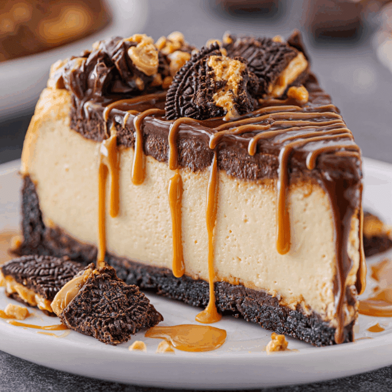Oreo Peanut Butter Cheesecake