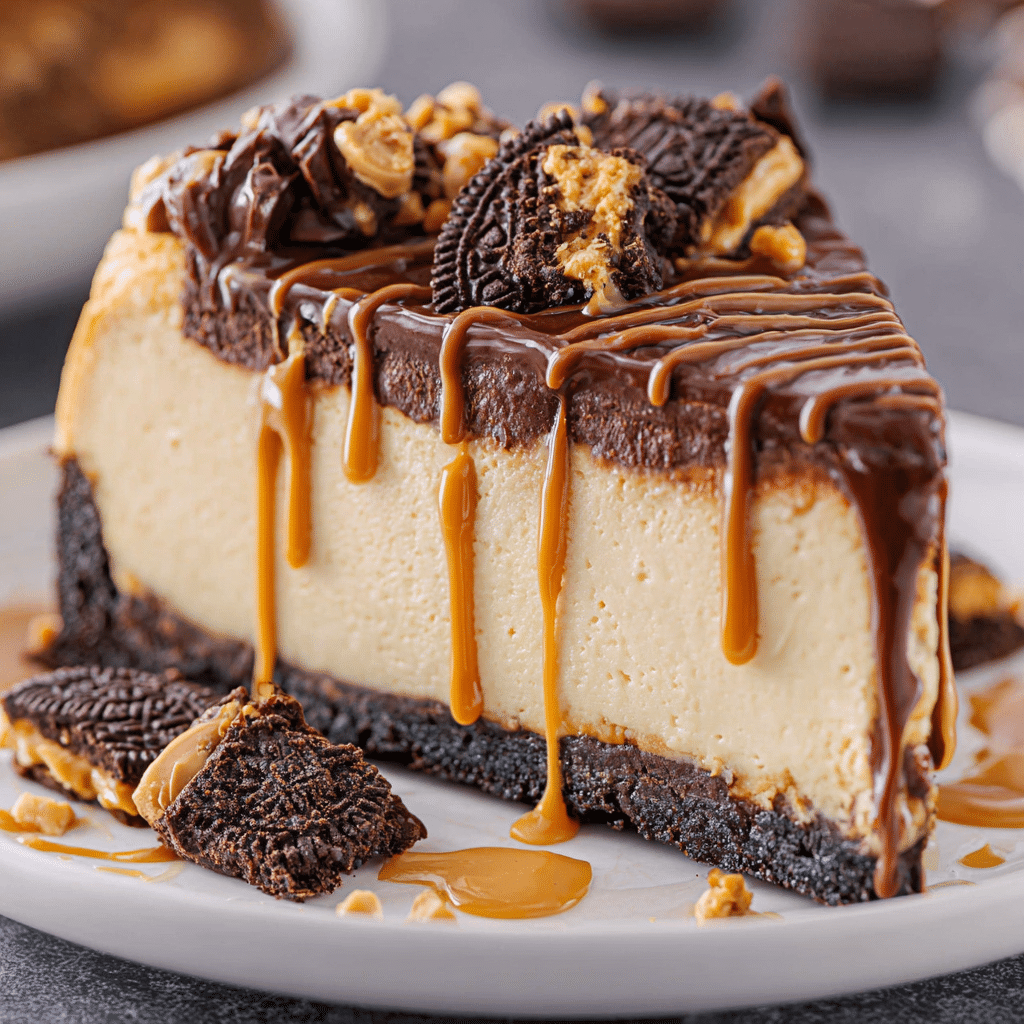 Oreo Peanut Butter Cheesecake