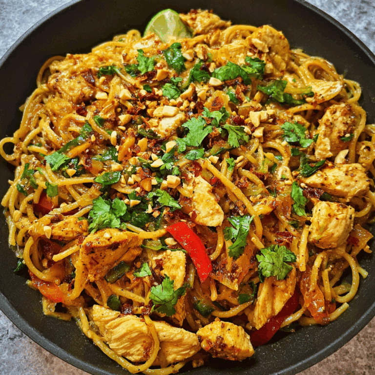 Thai Chicken Pasta Skillet