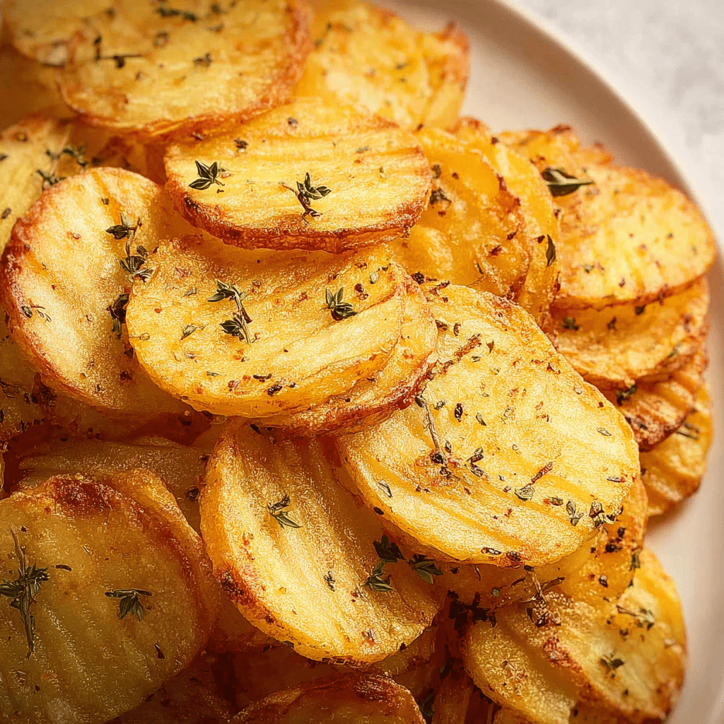 Air Fryer Sliced Potatoes