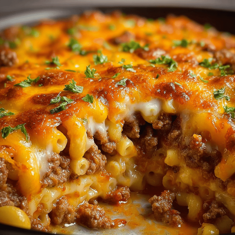 Cheeseburger Casserole