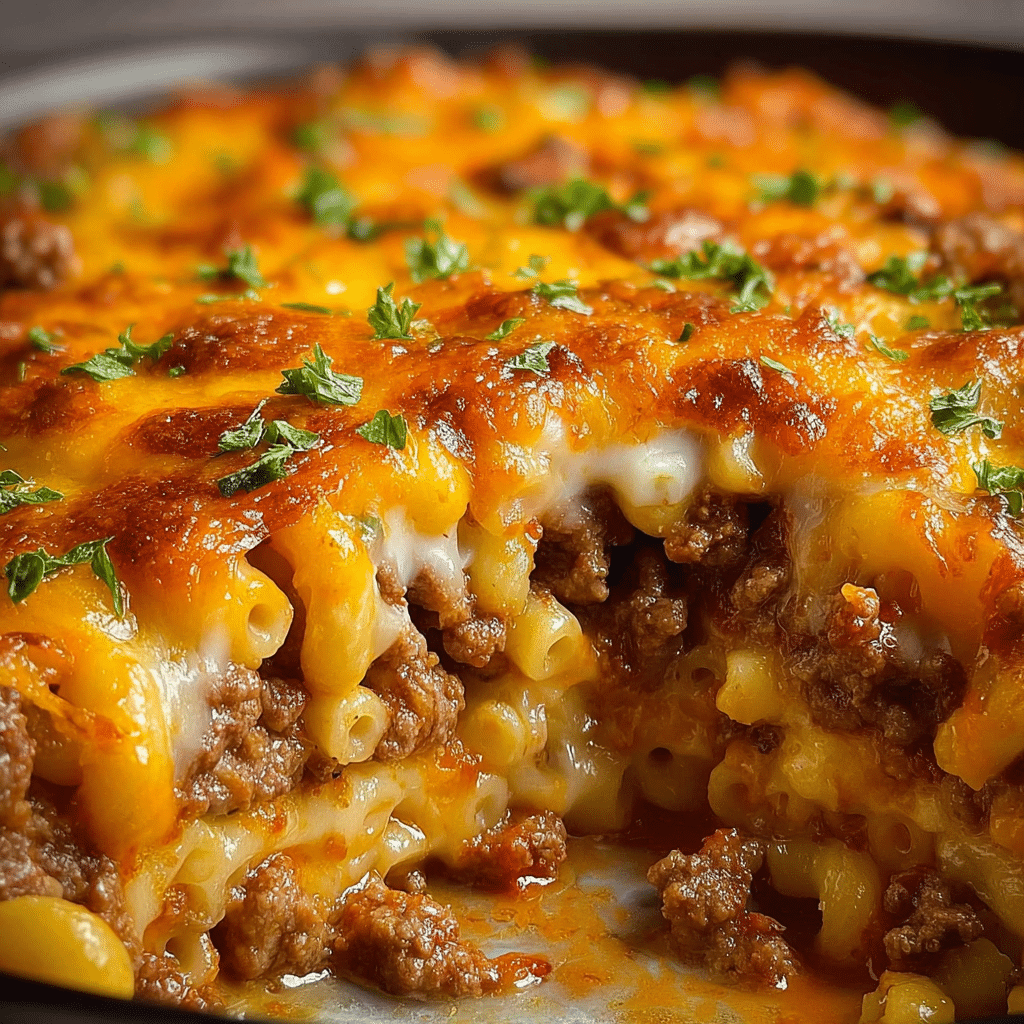 Cheeseburger Casserole