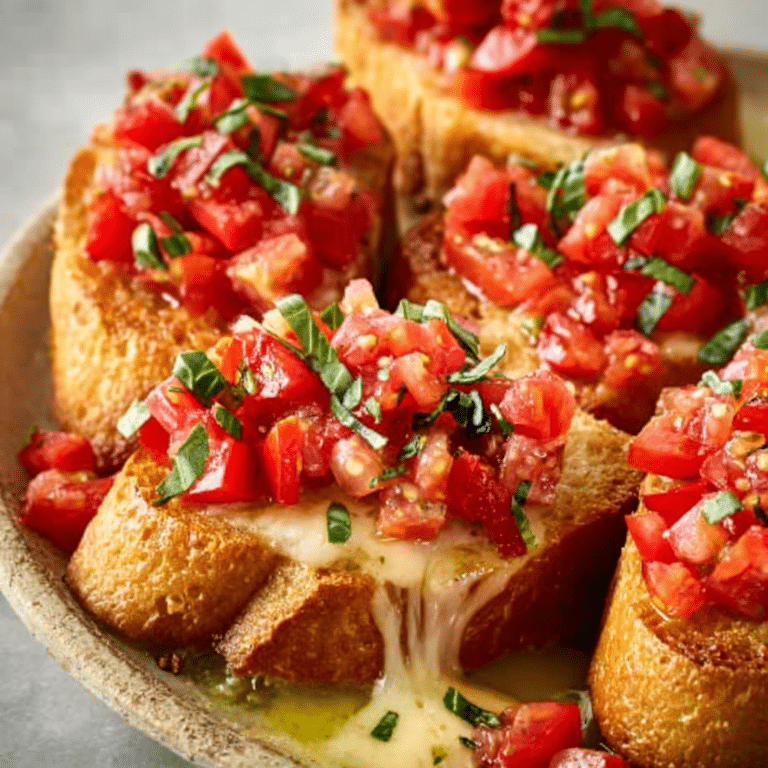 Cheesy Bruschetta Dip