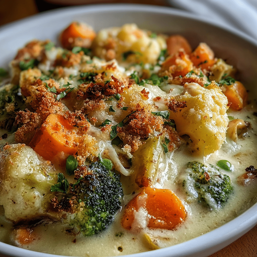 Creamy Winter Vegetable Casserole