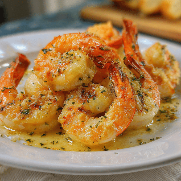 Garlic Parmesan Baked Shrimp