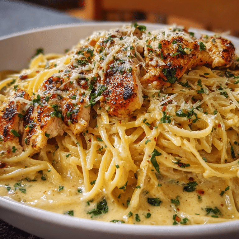 Garlic Parmesan Chicken Spaghetti