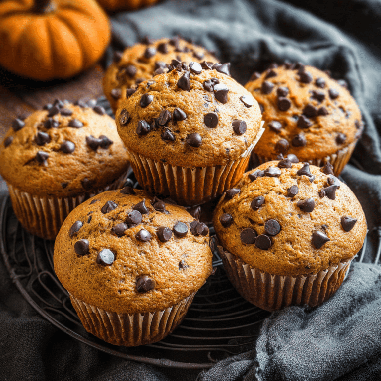 Pumpkin Chocolate Chip Muffins